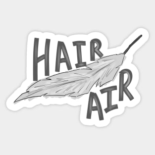 Hair air Sticker